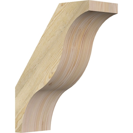 Ekena Millwork 6"W x 14"D x 18"H Funston Rough Sawn Knee Brace, Douglas Fir BRC06X14X18FST00RDF